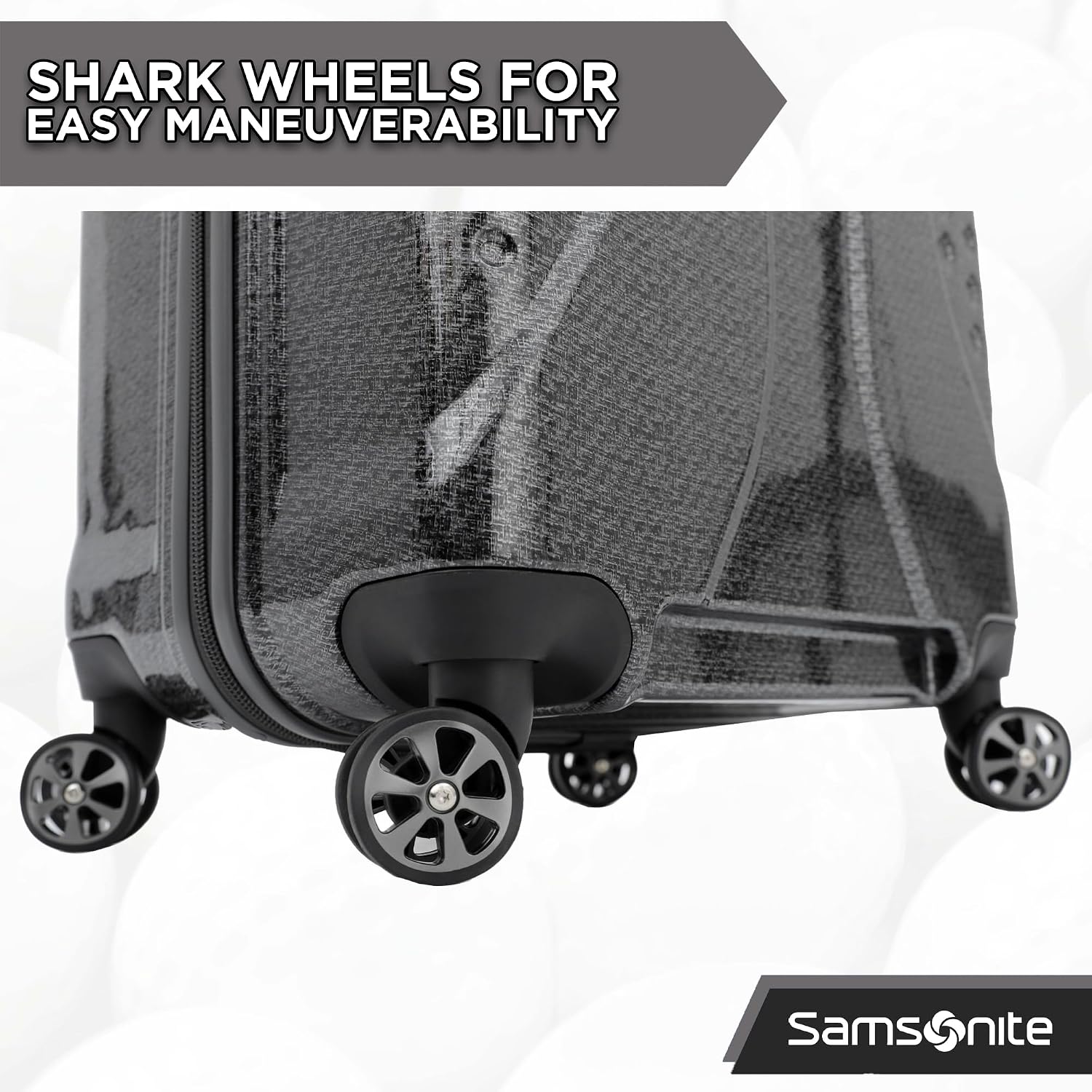 Samsonite Tour Premier Golf Hard Case Golf Travel Bag, Lightweight & Durable ABS Shell, 360 Degree Multi-Directional 'Shark Wheels'