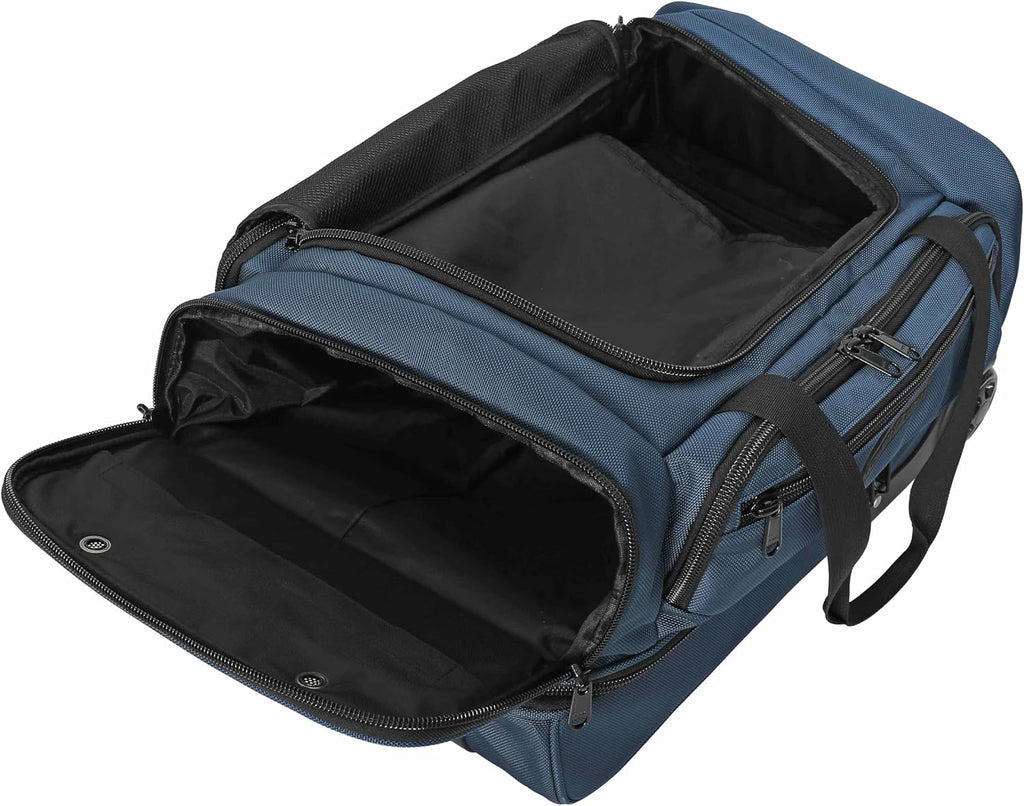 CaddyDaddy First Class Military Grade Ballistic Nylon Travel Cover with EVA Dense Foam Top Padding 2 Year Full Replacement Coverage Self Standing Base XL Wheels Case for Transporting Clubs on Airlines