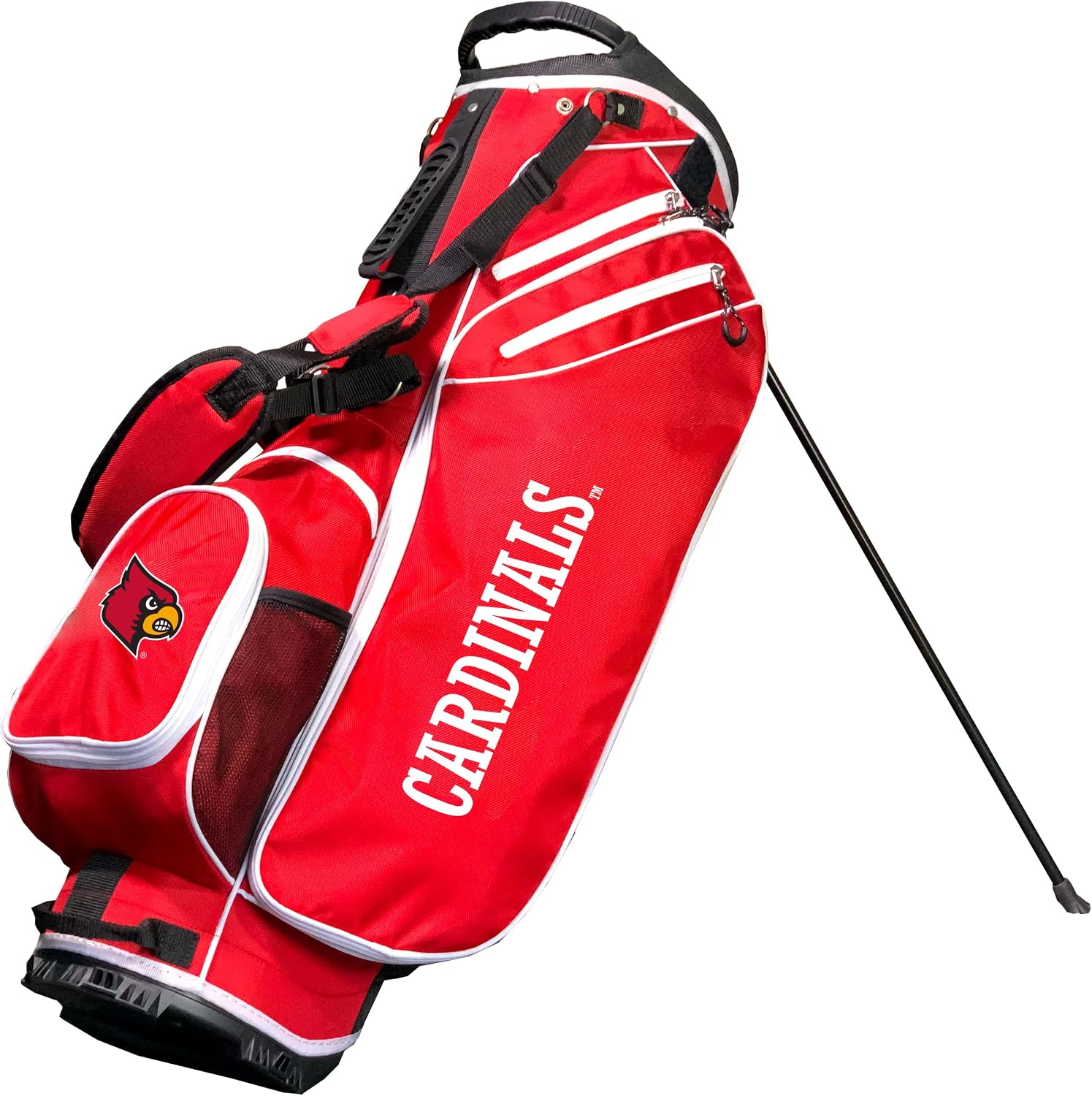 Team Golf NCAA Birdie Stand Golf Bag, Lightweight, 14-Way Club Divider, Spring Action Stand, Insulated Cooler Pocket, Velcro Glove and Umbrella Holder & Padded Handles