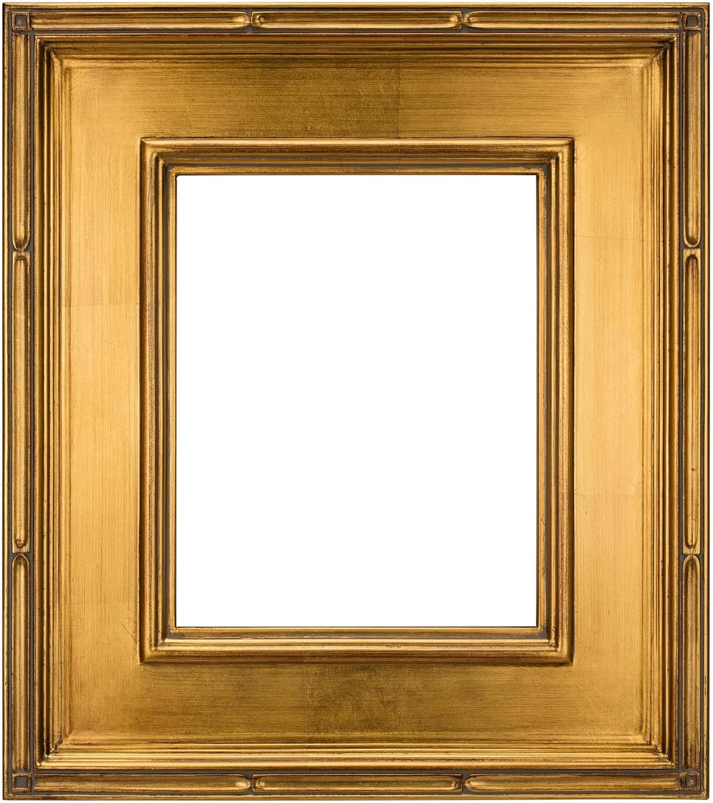 Creative Mark Museum Plein Aire Ornate Picture Frame - 18 x 36 - Gold Leaf - Pack of 1, High-End Antique Style Frames - Open Back with No Glass or Backing