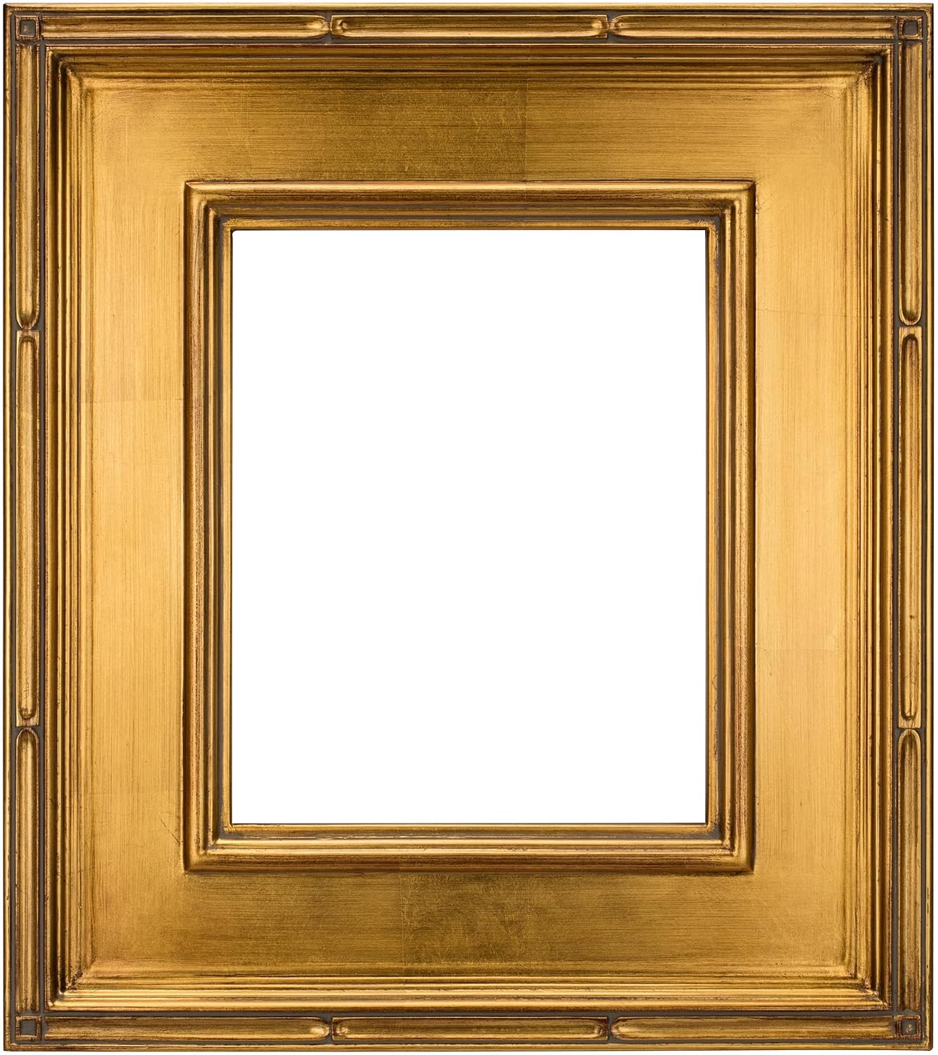 Creative Mark Museum Plein Aire Ornate Picture Frame - 18 x 36 - Gold Leaf - Pack of 1, High-End Antique Style Frames - Open Back with No Glass or Backing