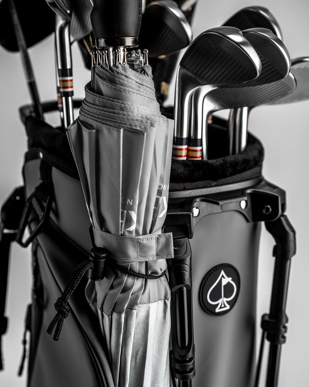 Pins & Aces Player Preferred Golf Bag - Premium Design, Lightweight Golf Bag with Stand - Velvet-Lined 5-Way Club Divider System
