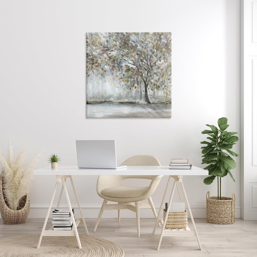 Stupell Industries 'Woodland Nature Tree Painting', Canvas Art, 36 x 36 Inches, Easy to Hang and Sturdy, Made in USA, by Carol Robinson