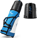 uniHimal Golf Travel Bag for Airlines with Wheels, PC Hard Case Top Golf Club Travel Bag with 1680D Fabric, Shield Your Clubs with Lightweight Durability