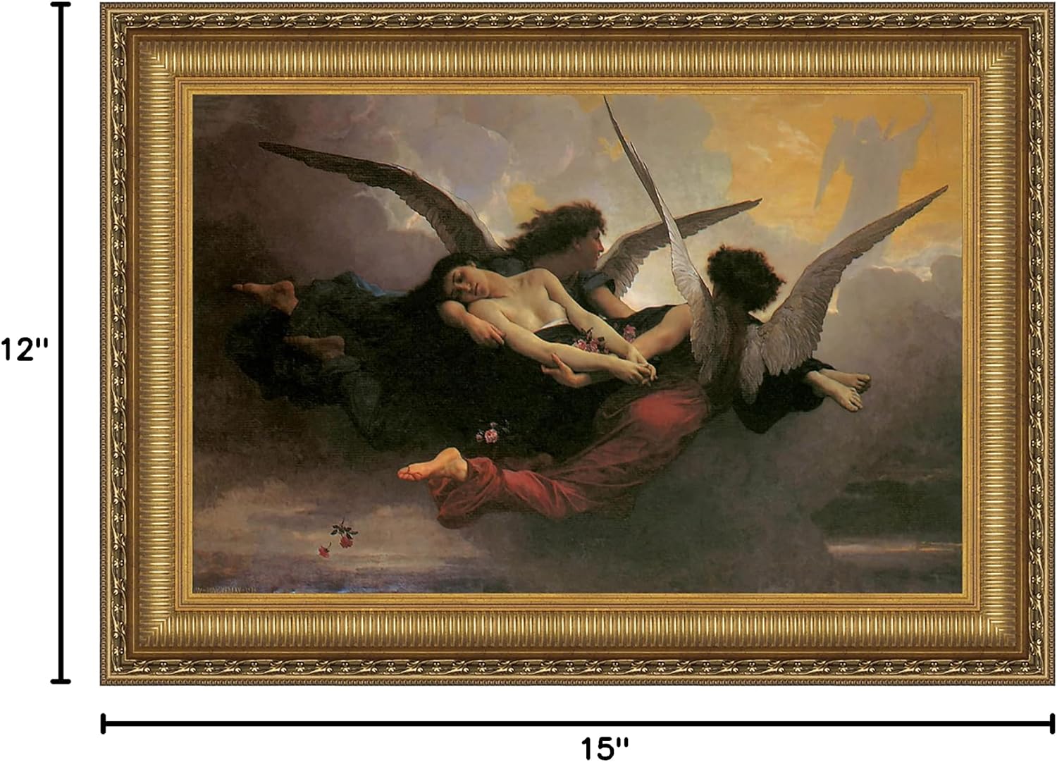 Design Toscano A Soul Brought to Heaven, 1878, Canvas Replica Painting: Small