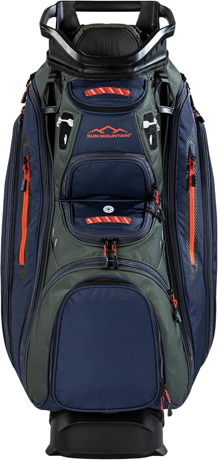 Sun Mountain Men's C130 Lightweight Cart Golf Bag, 14-Way Top, 2026 Model