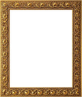 ArtXO 18x24 Picture Frame Gold, Display Pictures 16x20 with Mat or 18x24 Without Mat, Wall Hanging Photo Frame, Vintage Poster Frame Wooden