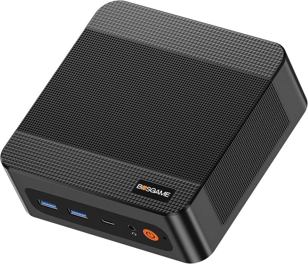 BOSGAME P6 Neo Mini PC with AMD Ryzen 7 6800H, 24GB LPDDR5X 1TB PCle SSD, 4K Triple Display, Dual LAN, Wi-Fi 6E/BT5.2, Mini Desktop Computer for Gaming/Office