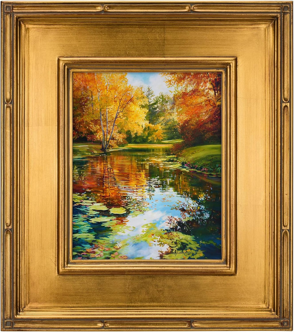 Creative Mark Museum Plein Aire Ornate Picture Frame - 12x12 - Gold Leaf - Pack of 2, High-End Antique Style Frames - Open Back with No Glass or Backing