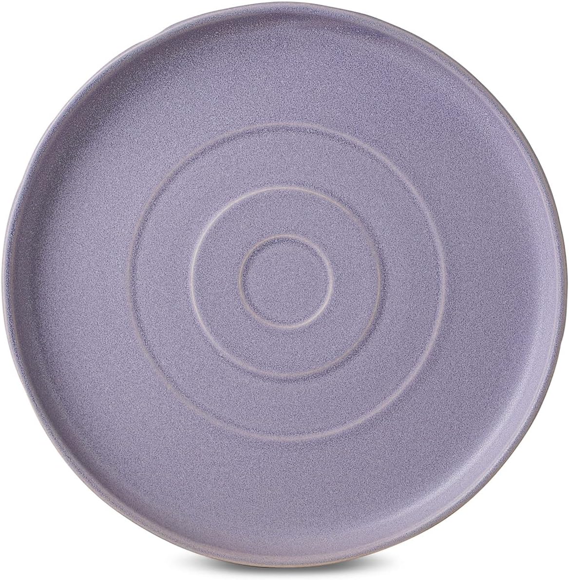 Stone by Mercer Project SHOSAI 16-Piece Stoneware Dinnerware Set, Plates and Bowls Set, Modern Dishware set fo 4, Lavender