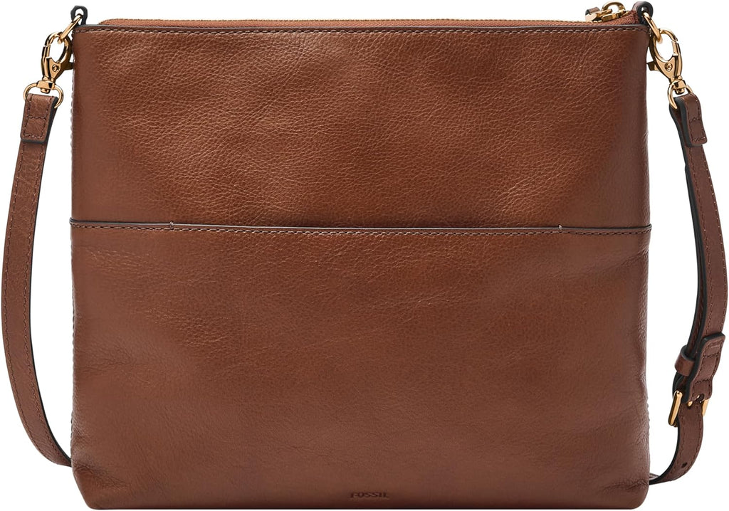 Fossil Women's Harper Leather Small Flap Crossbody Purse Handbag for Women