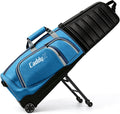 Premium Golf Travel Bag for Airlines with 4-Wheel Hands-Free Rolling & 2-Wheel Pull Mode, Enhanced Head Protection, Reinforced Hard Base