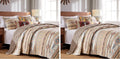 Barefoot Bungalow Phoenix Quilt Set, 2-Piece Twin/XL, Tan (Pack of 2)