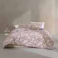 Calvin Klein - Queen Duvet Cover Set, 100% Soft Cotton Gauze Bedding, Button Closure & Inner Corner Ties, 3 Piece Bed Set with Matching Pillowcases (Eternity Floral Pink)