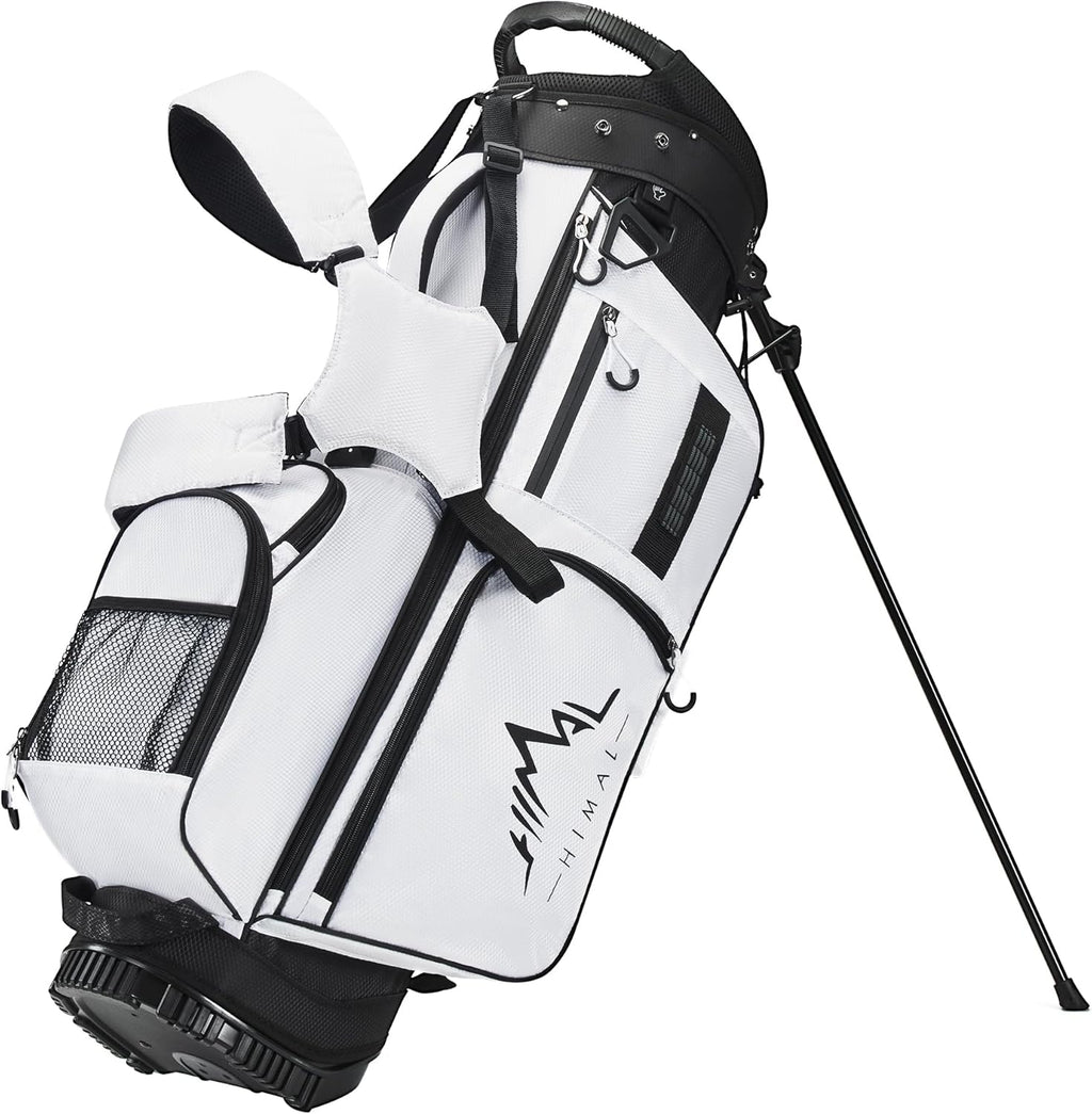 uniHimal Golf Stand Bag with 7 Way Top Dividers, Lightweight Golf Bags for Men Women with Multiple Pockets, Dual Straps