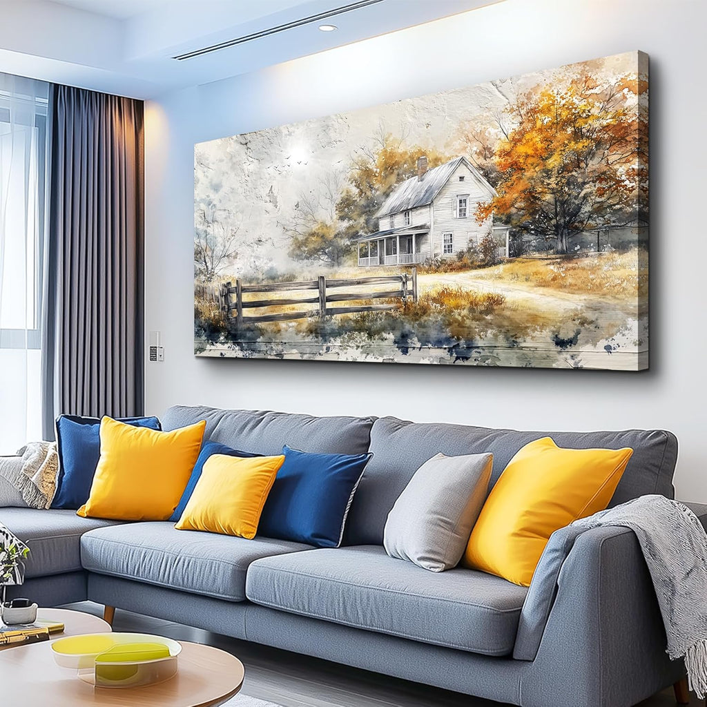 KELIYUAN Wall Decor Large Canvas Painting Wall Art For Bedroom Living Room Decoration Abstract Ink Landscape Painting Art Print Picture Room For office Farmhouse Home Decor Home Aesthetics 30x60 In