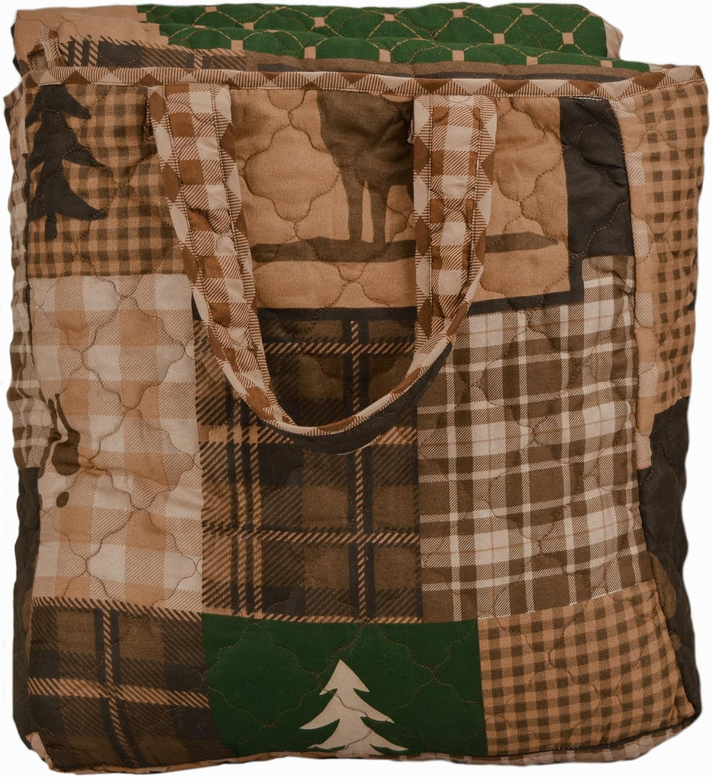 Donna Sharp Green Forest-King Quilt Set, Measures 104 x 96, Includes 1 Quilt and 2 King Shams, Machine Washable