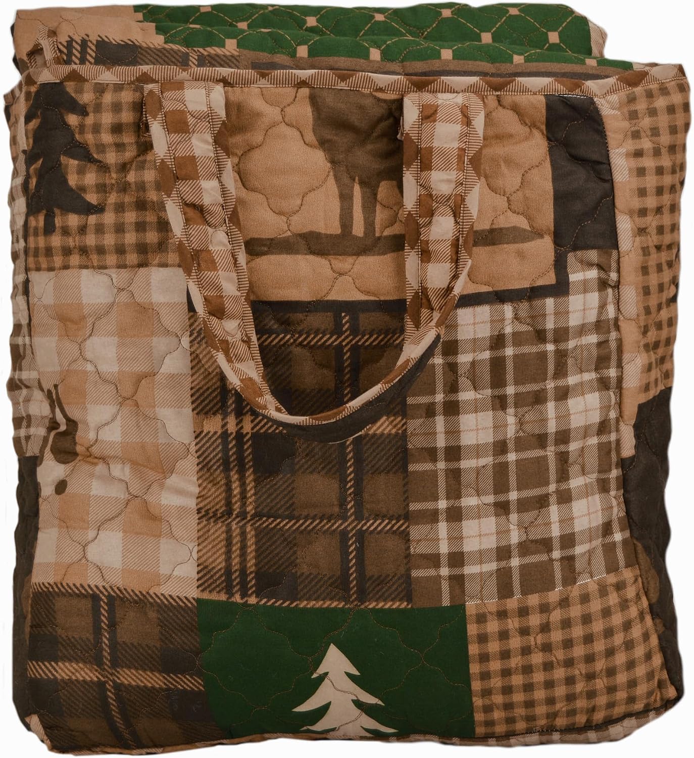 Donna Sharp Green Forest-King Quilt Set, Measures 104 x 96, Includes 1 Quilt and 2 King Shams, Machine Washable