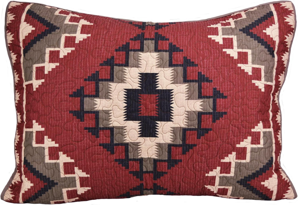 Donna Sharp King Bedding Set - 4 Piece - Mojave Southwest Quilt Set with King Quilt, Two King Pillow Shams and One Decorative Pillow - Machine Washable