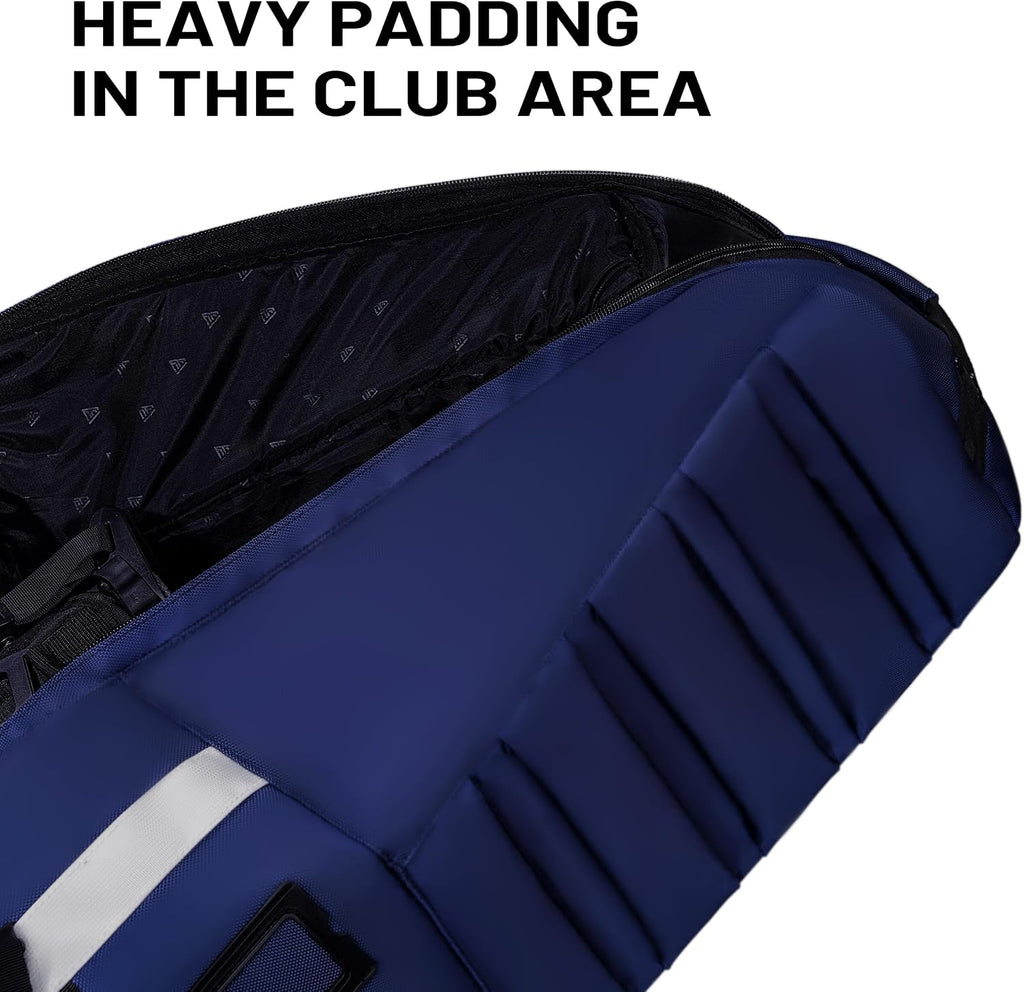 ASK ECHO Locklink StableRoller Golf Travel Bag with 4-Wheel Rolling System, Extendable Support Stand Legs