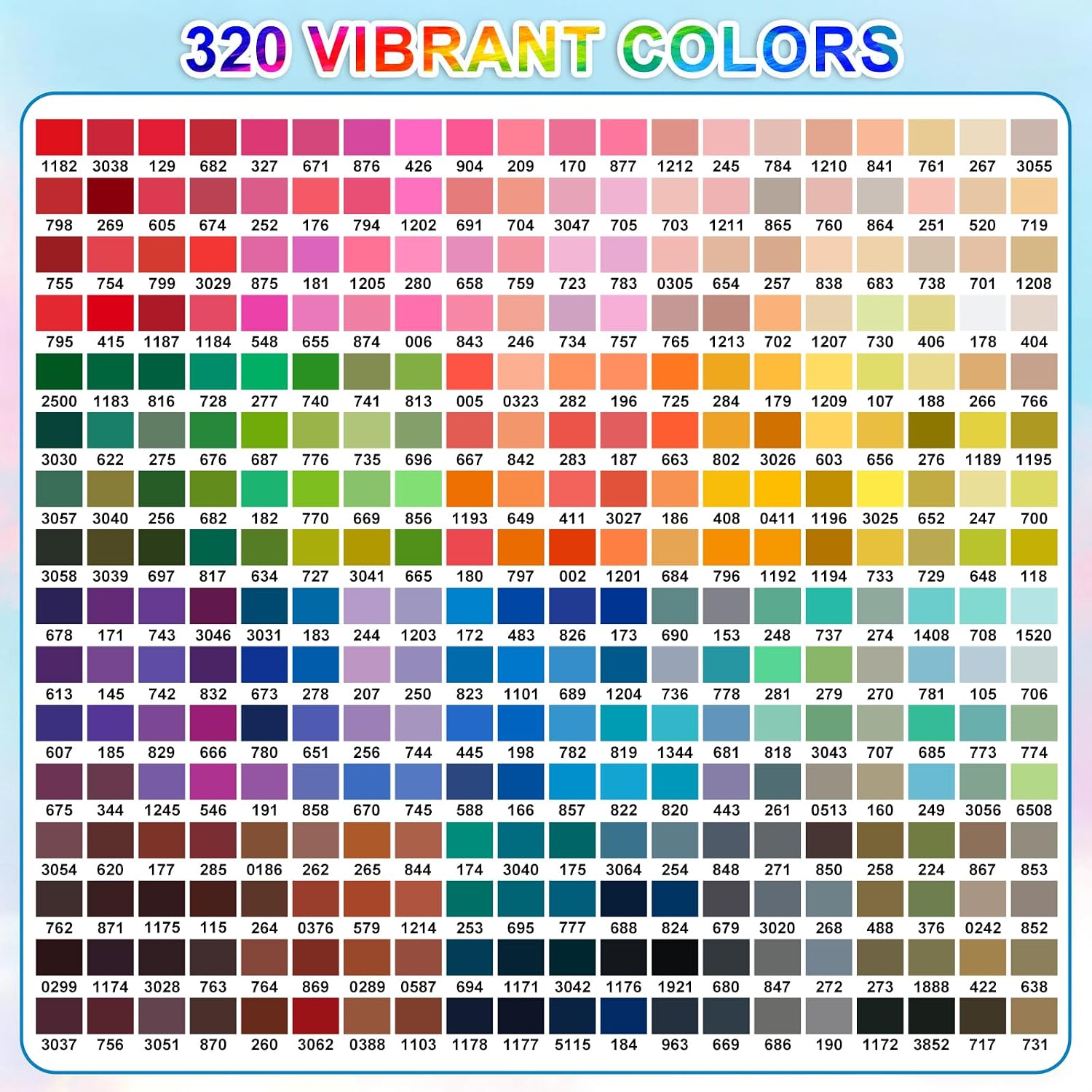 320 Colors Soft Brush Tip Acrylic Markers Set, Paint Pens for Rock, Wood, Fabric, Canvas, Glass, DIY Crafts, Waterproof Paint Markers, Vibrant Acrylic Pens for Artists and Art Projects