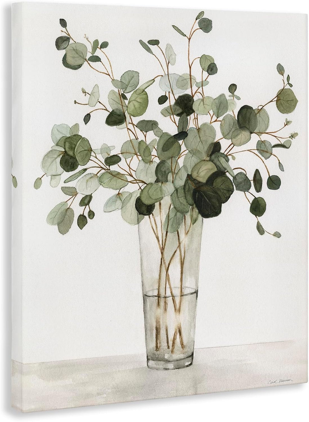 Stupell Industries Eucalyptus Herbs in Glass Canvas Wall Art Design by Carol Robinson, 36 x 48