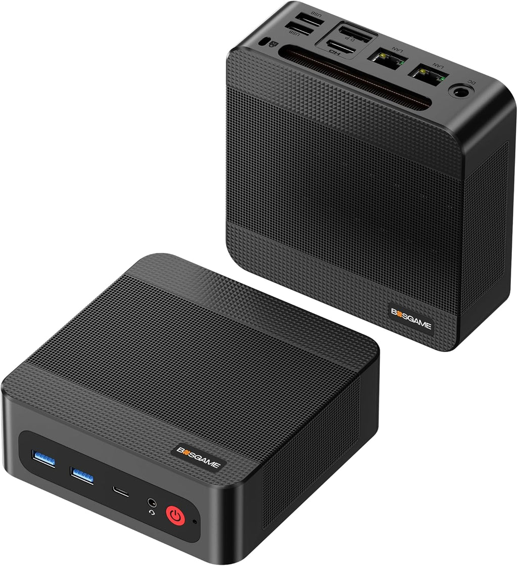 BOSGAME P3 Pro Mini PC with AMD Ryzen 9 7940HS, 16GB DDR5 1TB PCle SSD, 4K Triple Display, Dual LAN, Wi-Fi 6E/BT5.2, Mini Desktop Computer for Gaming/Office