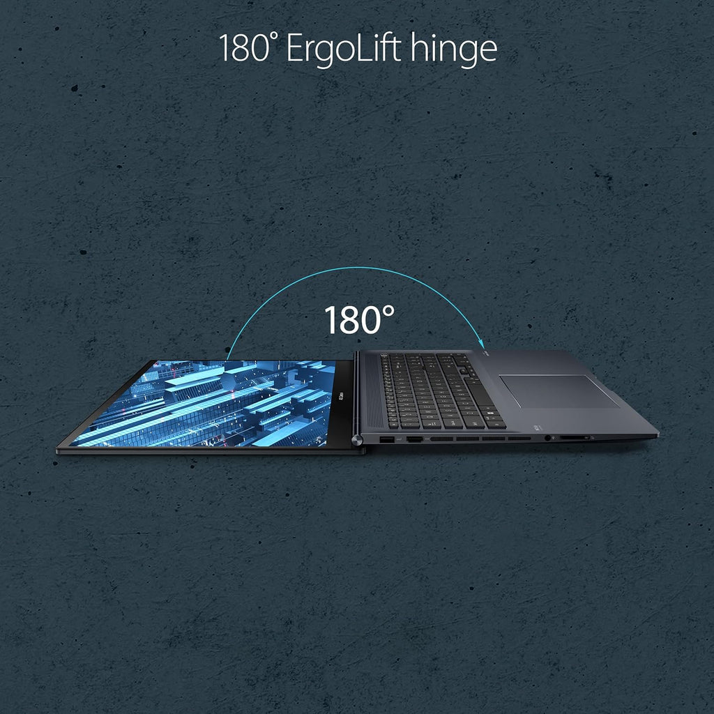 ASUS Zenbook Pro 17 Laptop, 17.3' Pantone Validated Display, AMD Ryzen 7 6800H CPU, AMD Radeon Graphics, 8GB RAM, 512GB SSD, WiFi 6E, Windows 11 Home, Tech Black, UM6702RA-DB71