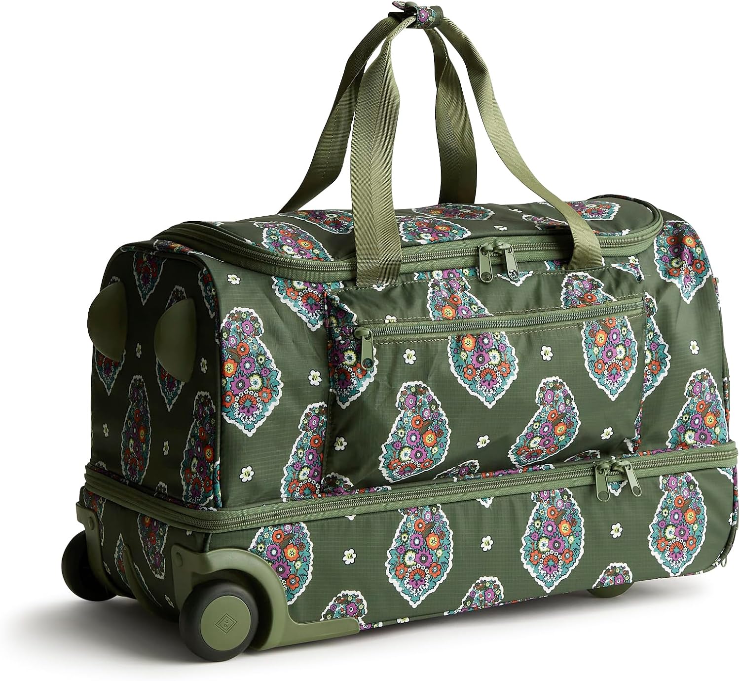 Vera Bradley Women's Adair Rolling Duffel Travel Bag - Ripstop