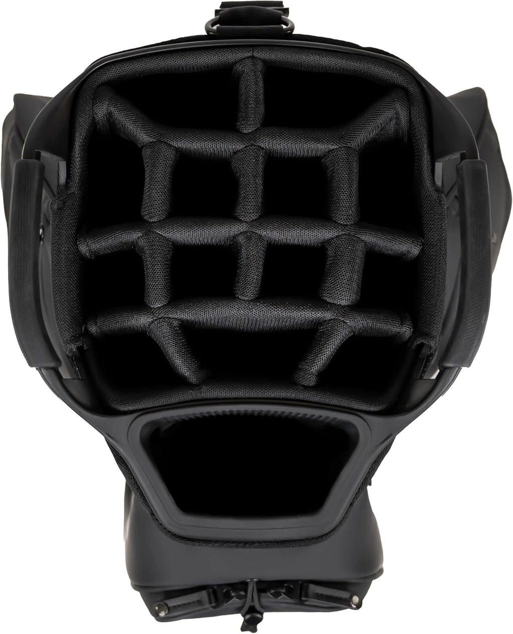 KRADUL - LUX Cart Bag – Lightweight Vegan Leather Golf Cart Bag with Waterproof Pockets, Organized Club Dividers & Cart Strap Tunnel