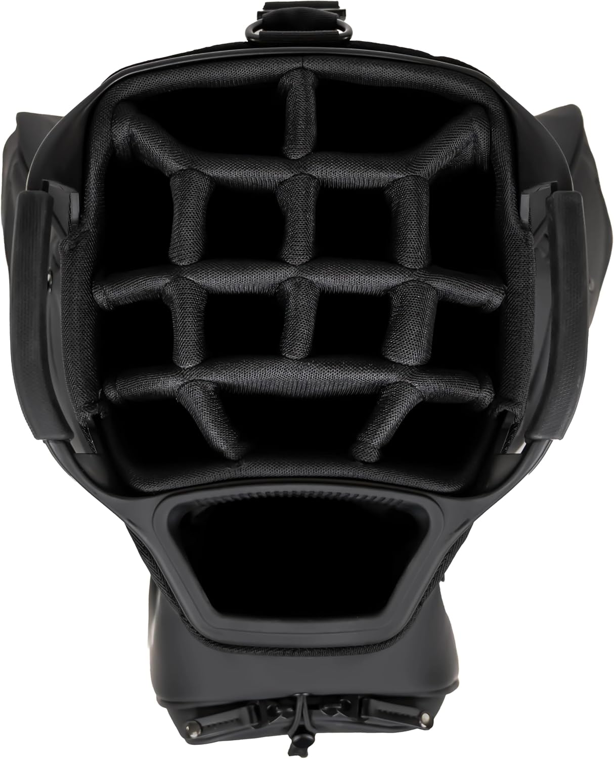 KRADUL - LUX Cart Bag – Lightweight Vegan Leather Golf Cart Bag with Waterproof Pockets, Organized Club Dividers & Cart Strap Tunnel