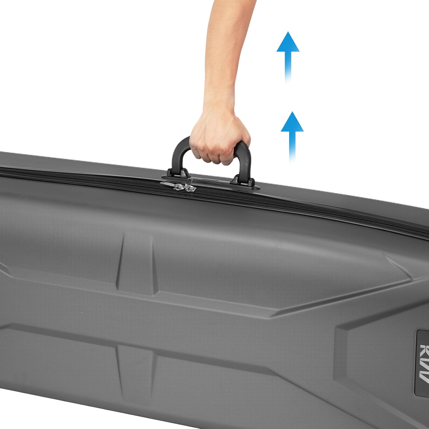 KVV Solid ABS Shell Hard Sided Golf Travel Case with Super Easy Rolling Wheels Ultimate Protection