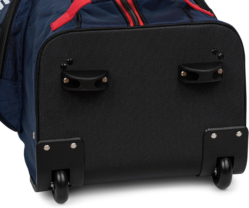 Founders Club Golf Travel Bag with Wheels - Lightweight Travel Cover & Case for Airlines - Club Protection with ABS Hard Top & Standup Pole Stiffening System