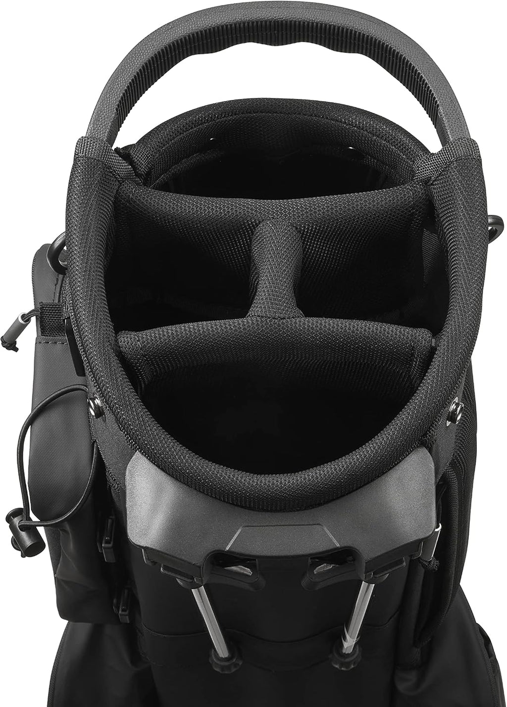 Mizuno BR-D2 Golf Carry Bag | 4 Way Top Cuff | 2 Full Length Dividers | Dual Shoulder Straps | Manual Open/Close Mini Stand Legs | Detachable Mod Pouch