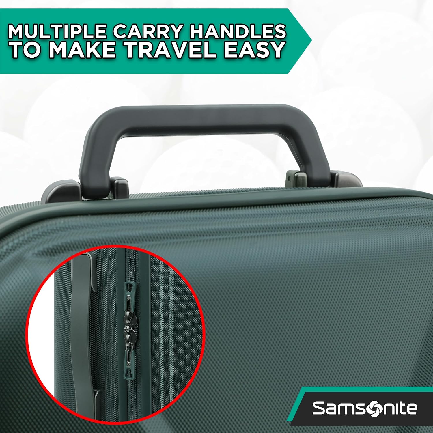 Samsonite Tour Premier Golf Hard Case Golf Travel Bag, Lightweight & Durable ABS Shell, 360 Degree Multi-Directional 'Shark Wheels'
