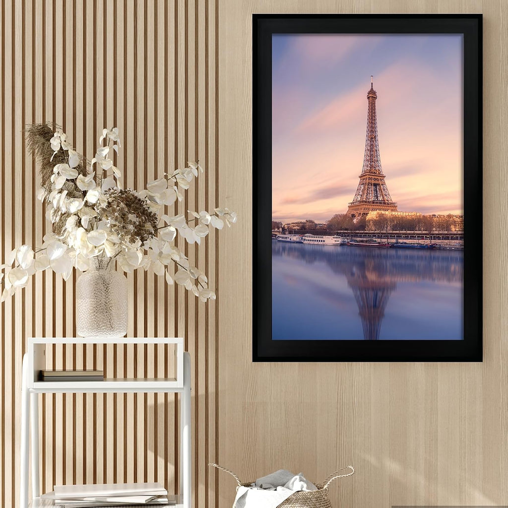 SESEAT 24x36 Picture Frame Black Set of 6, Display Pictures 24x36 Without Mat for Wall Mounting, Wall Gallery Poster Frames