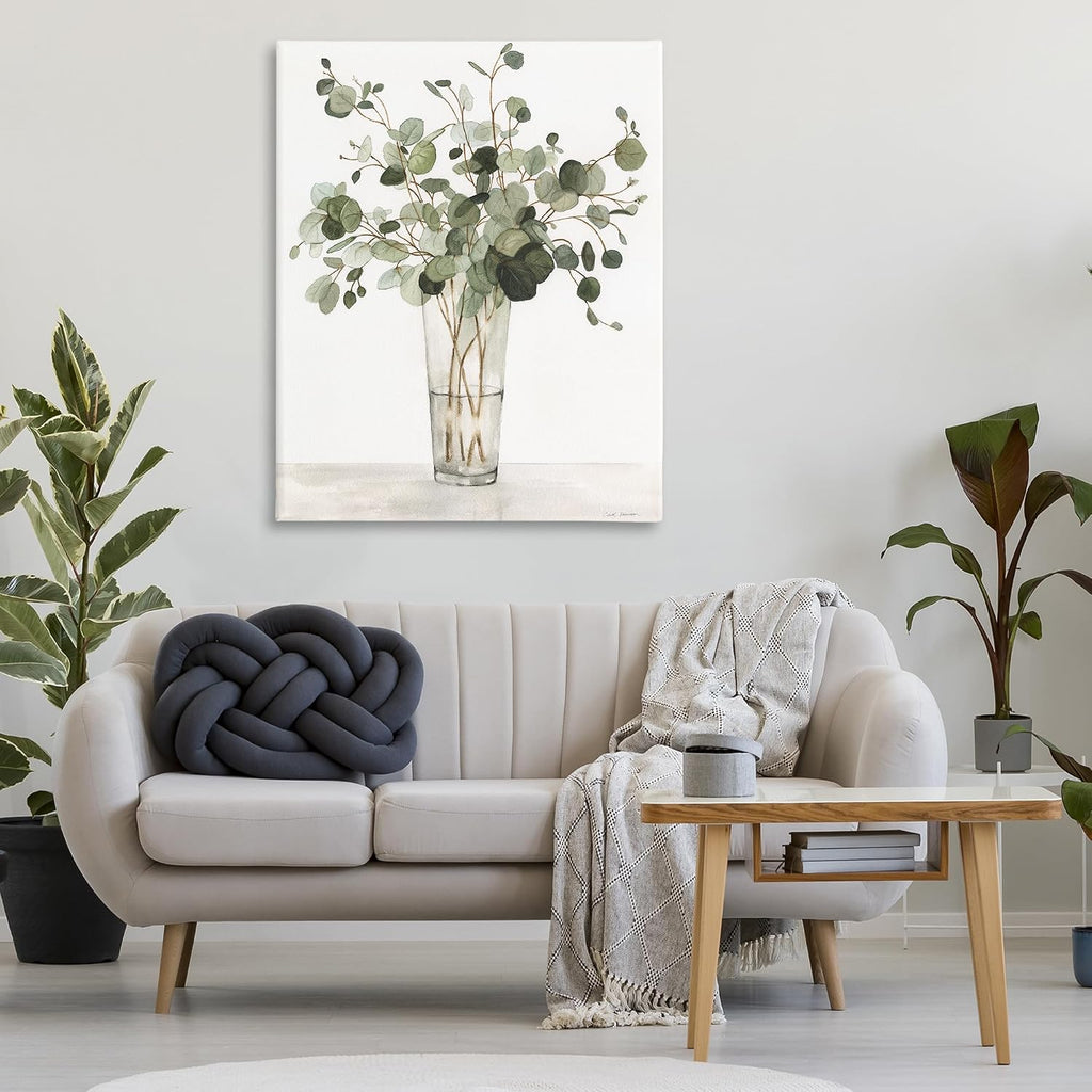 Stupell Industries Eucalyptus Herbs in Glass Canvas Wall Art Design by Carol Robinson, 36 x 48