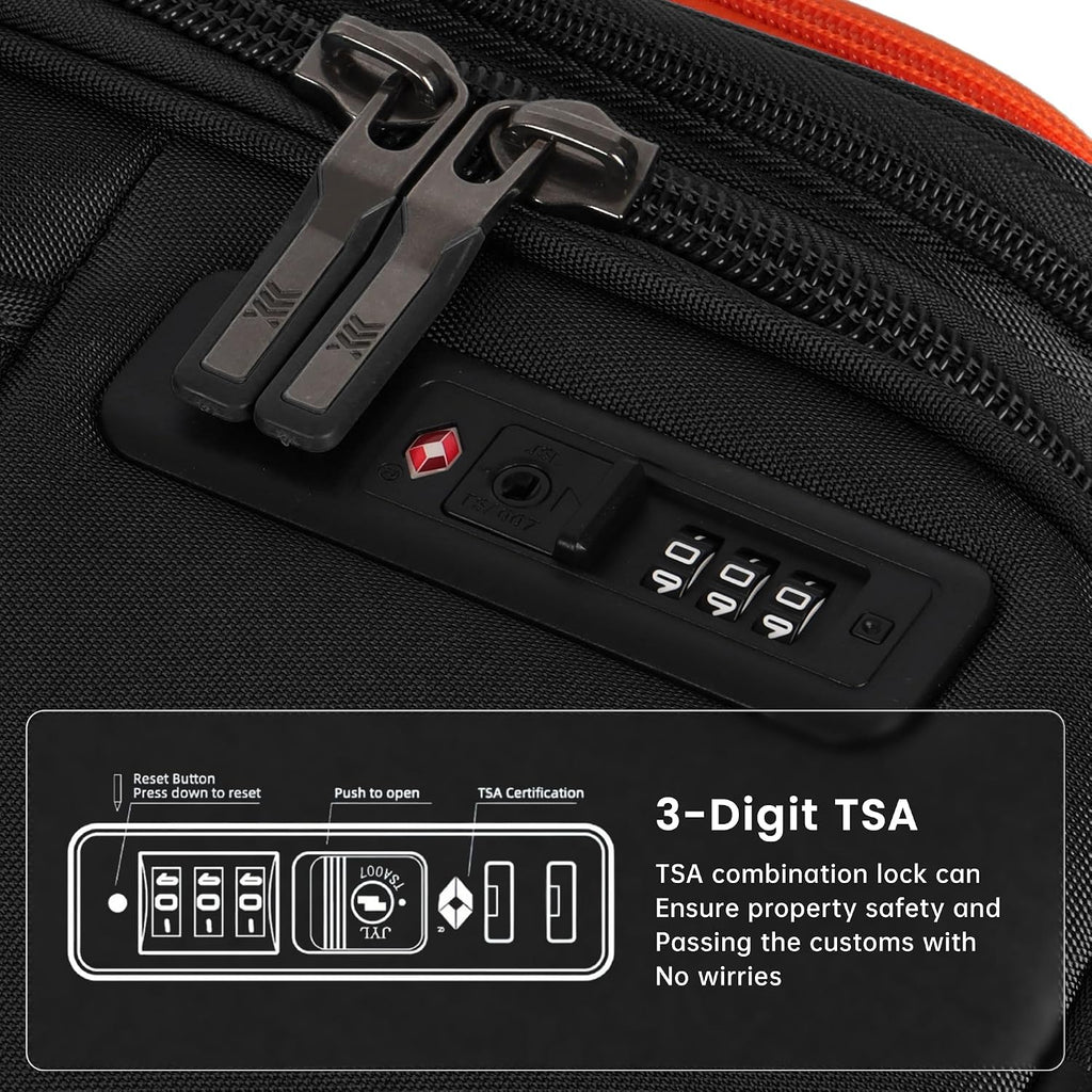 2-Piece Set (22in/32)Softside Expandable 20% Luggage w/TSA LOCK,Front Opening Softside Luggage Sets w/Spinner Wheels,Lightweight Travel Luggage Rolling Suitcase for Men/Women（Black,22in/32in）