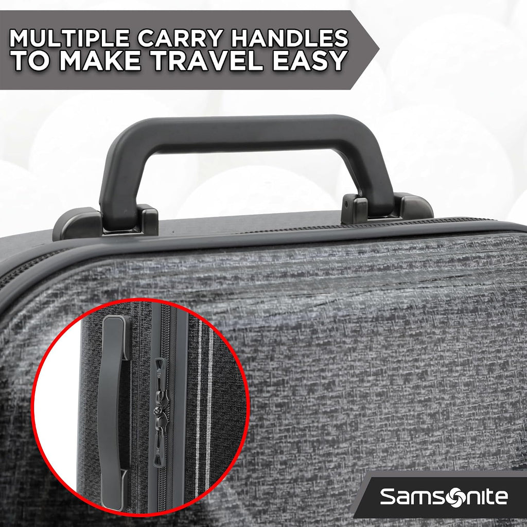 Samsonite Tour Premier Golf Hard Case Golf Travel Bag, Lightweight & Durable ABS Shell, 360 Degree Multi-Directional 'Shark Wheels'