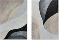 Art Hand-Painted Modern Abstract Oil Painting Textured Canvas Mural Home Wall Art Deco 36x24 inches x2