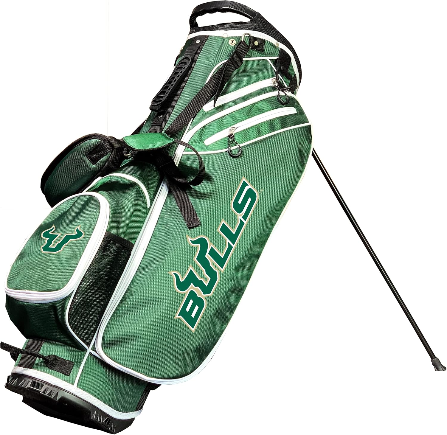 Team Golf NCAA Birdie Stand Golf Bag, Lightweight, 14-Way Club Divider, Spring Action Stand, Insulated Cooler Pocket, Velcro Glove and Umbrella Holder & Padded Handles