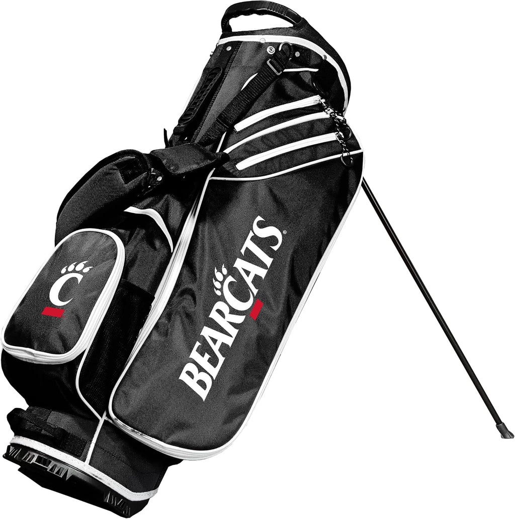 Team Golf NCAA Birdie Stand Golf Bag, Lightweight, 14-Way Club Divider, Spring Action Stand, Insulated Cooler Pocket, Velcro Glove and Umbrella Holder & Padded Handles