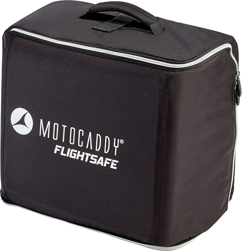 Motocaddy FlightSafe Golf Bag Travel Cover, Durable Padded Golf Club Travel Bag with Wheels, Reinforced Base, Airline-Ready Travel Case for Golf Bags and Clubs