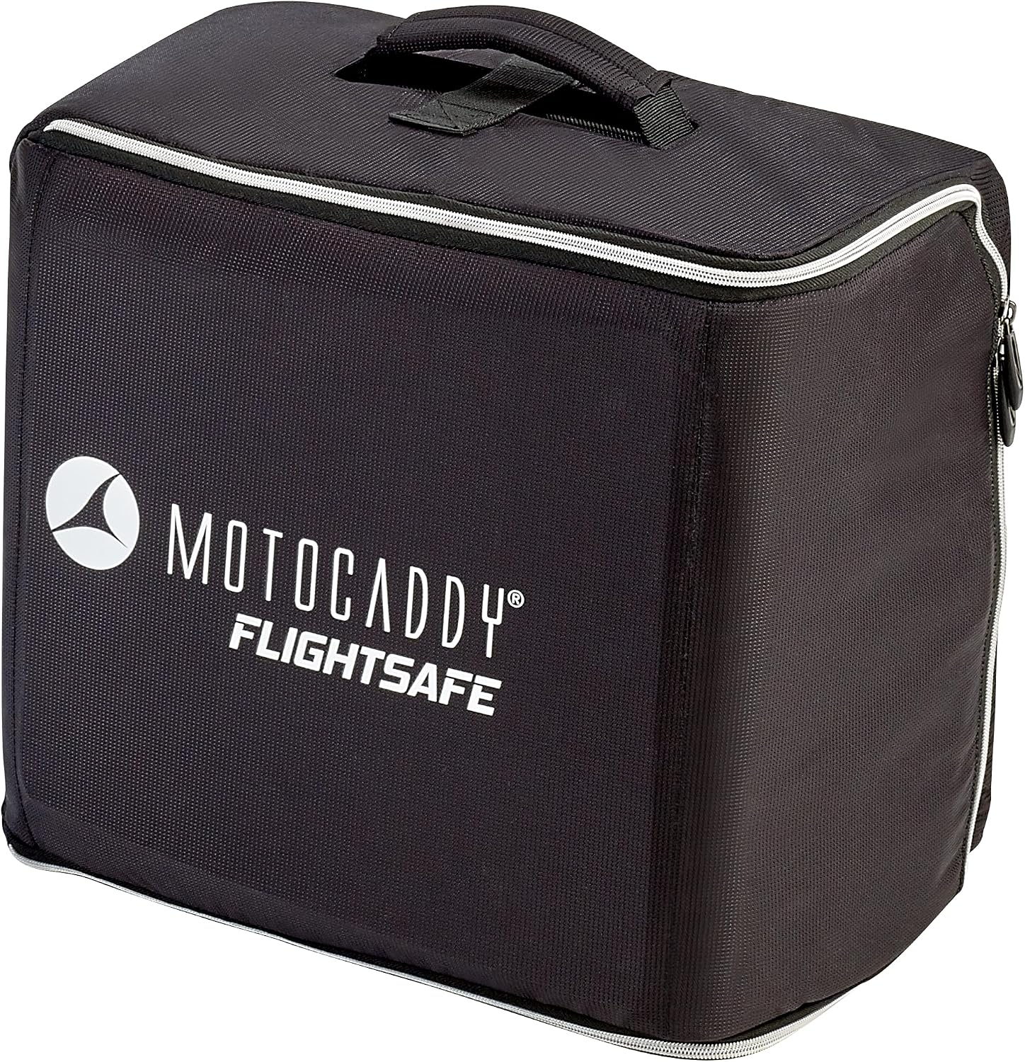 Motocaddy FlightSafe Golf Bag Travel Cover, Durable Padded Golf Club Travel Bag with Wheels, Reinforced Base, Airline-Ready Travel Case for Golf Bags and Clubs