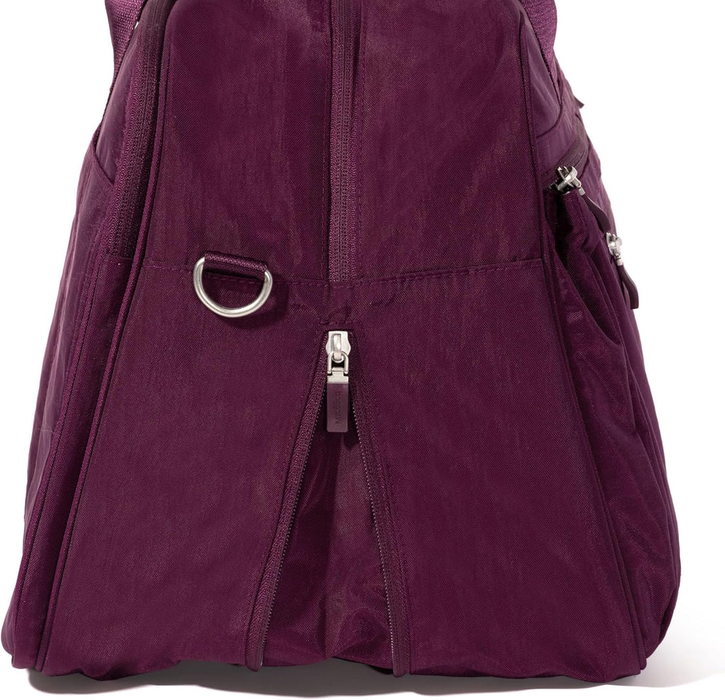 Baggallini Weekender Expandable Duffel - Lightweight 11x17 Inch Overnight Travel Bag