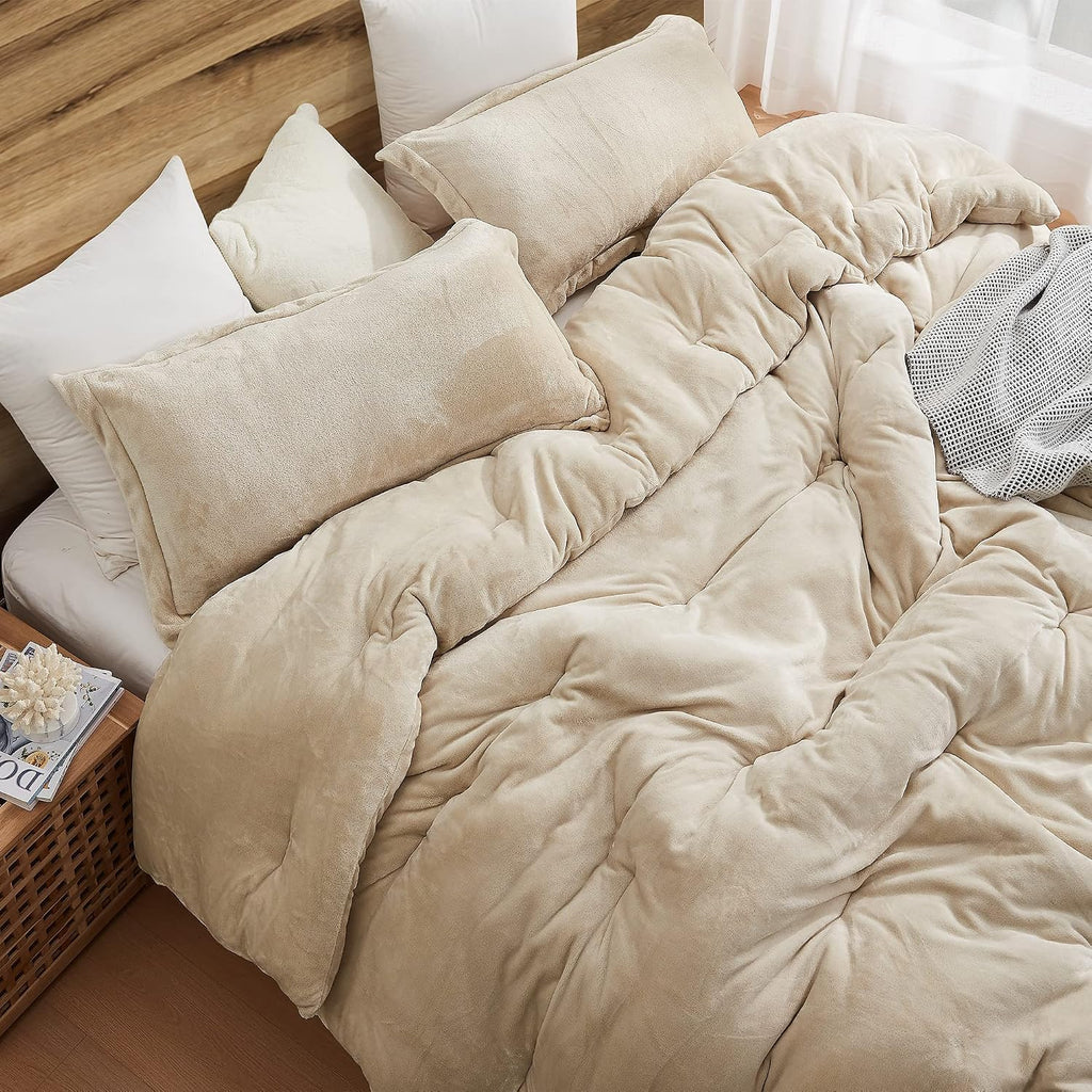 Byourbed Thicker Than Thick - Coma Inducer® Oversized King Comforter Set - Standard Plush Filling - Birch