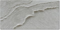 NANKAI Art 30x60 Inches Thick Texture White Abstract Oil Painting Thick Texture Beach Wave Landscape Oil Painting Family Wall Decorative Art Oil Painting