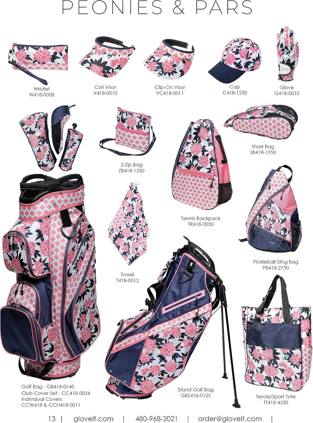 Glove It Women's Golf Bag, Lightweight Golf Cart Bag for Ladies
