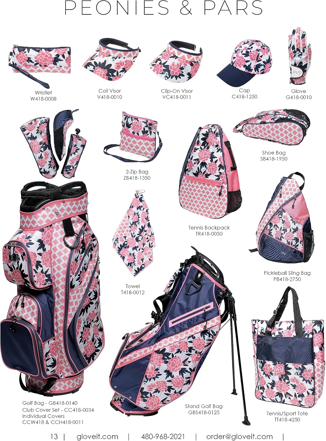 Glove It Women's Golf Bag, Lightweight Golf Cart Bag for Ladies