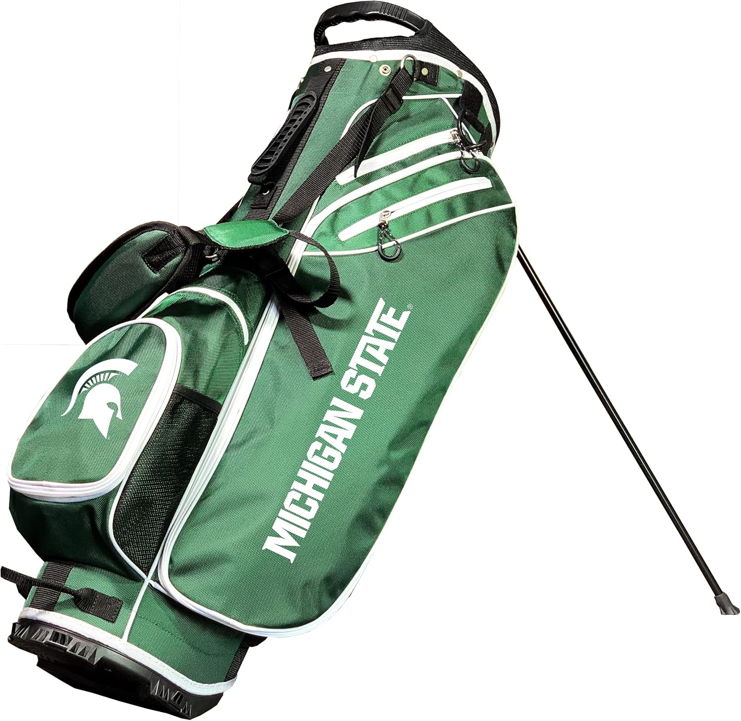 Team Golf NCAA Birdie Stand Golf Bag, Lightweight, 14-Way Club Divider, Spring Action Stand, Insulated Cooler Pocket, Velcro Glove and Umbrella Holder & Padded Handles